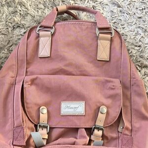 Miaowoof Pink Backpack Bag Womens